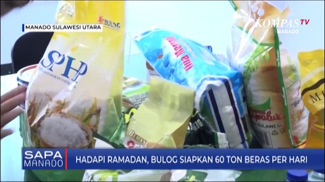 Penyaluran 60 Ton Beras Oleh Bulog Divre Sulut