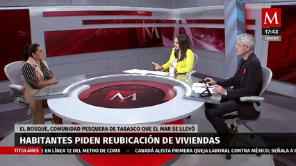 Calles han ido desapareciendo por el incremento del nivel del mar en comunidad de El Bosque, Tabasco
