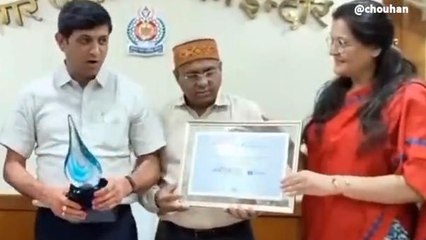 रेन वाटर हार्वेस्टिंग सिस्टम में किए नवाचार, इंदौर निगम को मिला अवार्ड