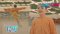 Hearts On Ice: Ponggay's first sit spin in figure skating (Episode 5)