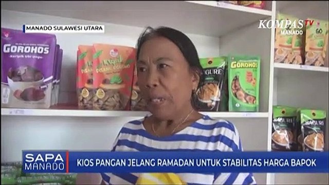 Jaga Stabilitas Harga Bahan Pokok, Pemprov Sulut Buka Kios Pangan