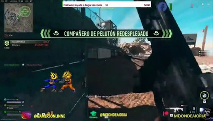 necesito que vengas .. para distraerlo jejee  warzone