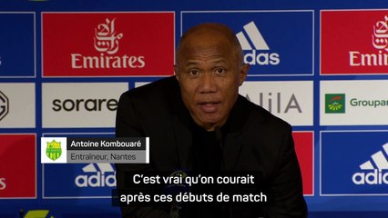 Antoine Kombouaré : "Beaucoup de frustration à la fin du match"