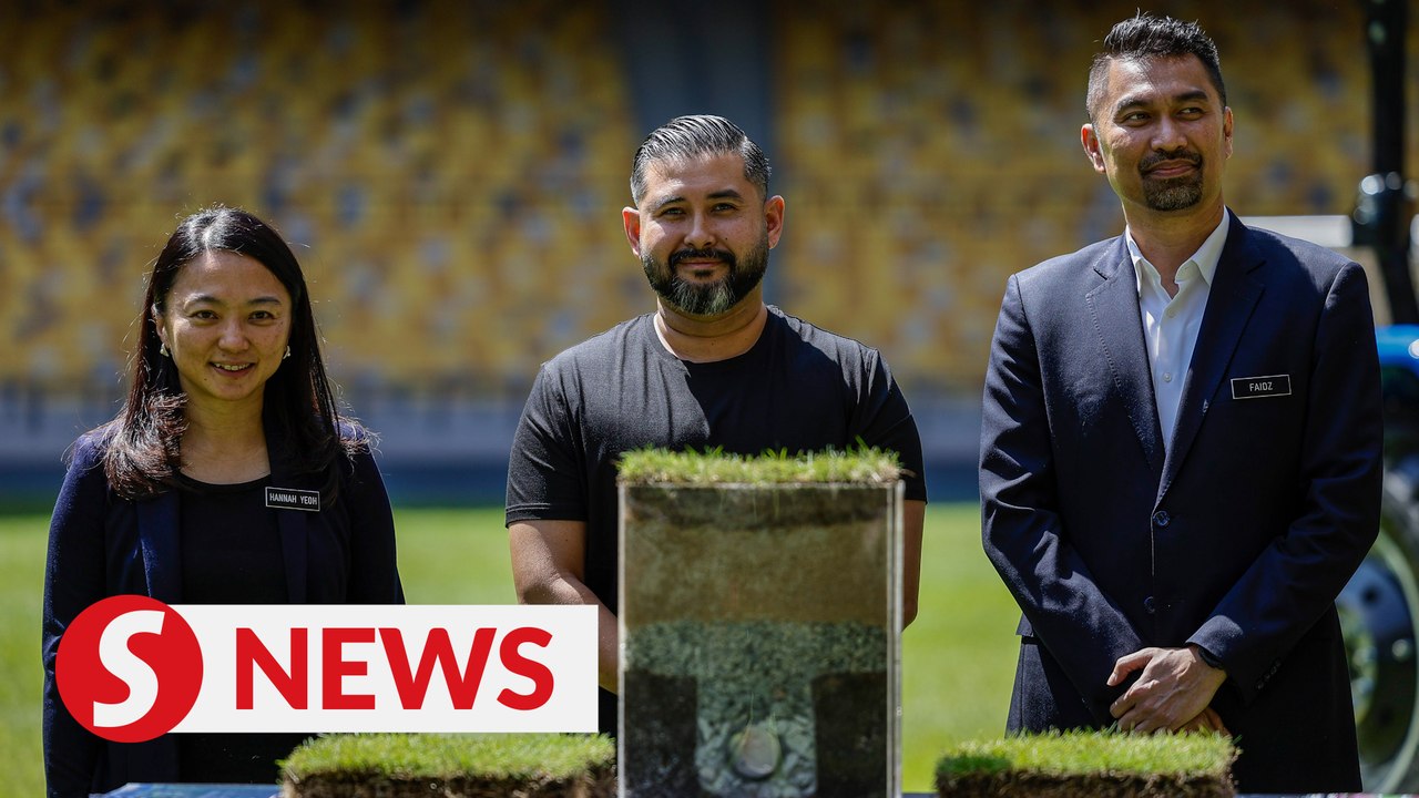 National Stadium begins converting cow grass to Zeon Zoysia grass