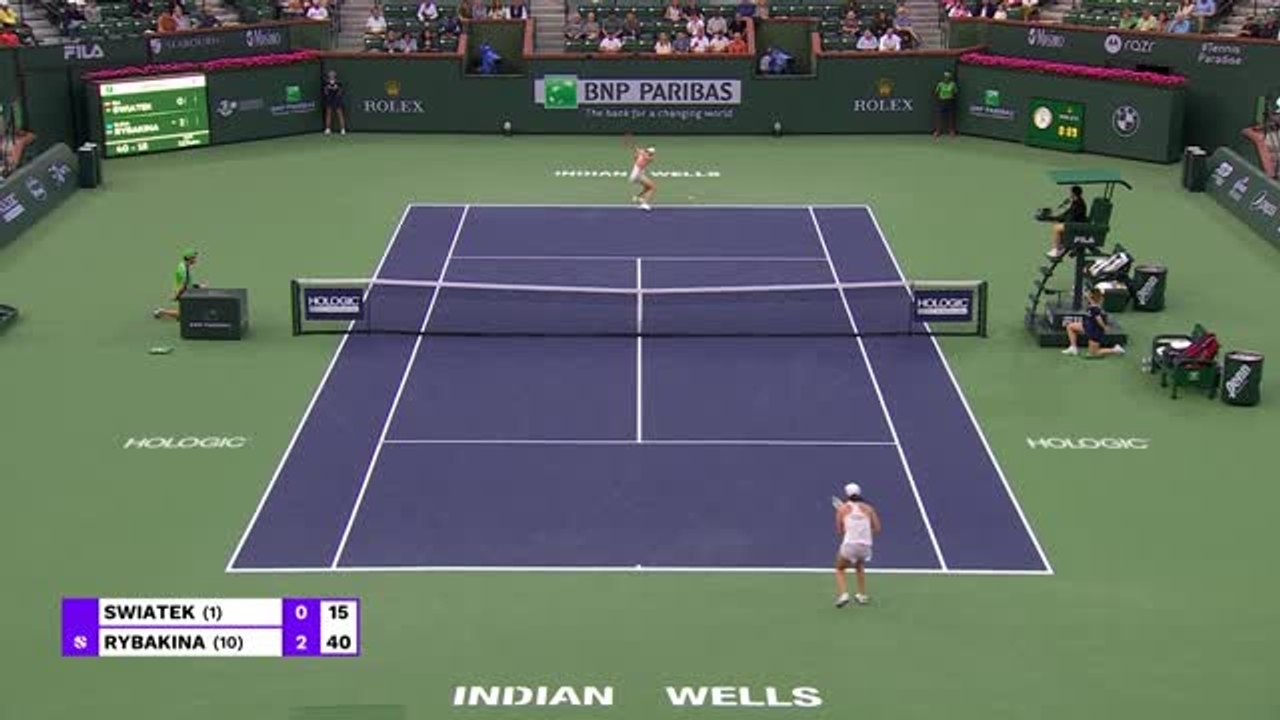 Highlights: rybakina lässt swiatek keine chance