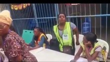 Inec Official refuses to upload results from PU in surulere .