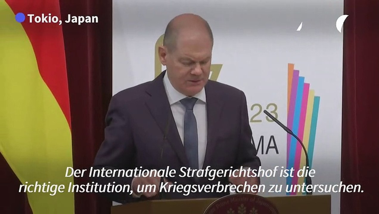 Scholz zu ISTGH-Anklage gegen Putin: „Niemand steht über dem Recht“