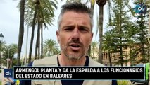 Armengol planta y da la espalda a los funcionarios del Estado en Baleares