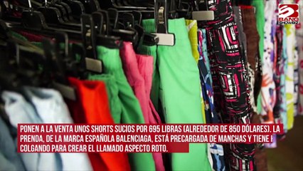 Ponen a la venta unos shorts sucios por 850 dólares