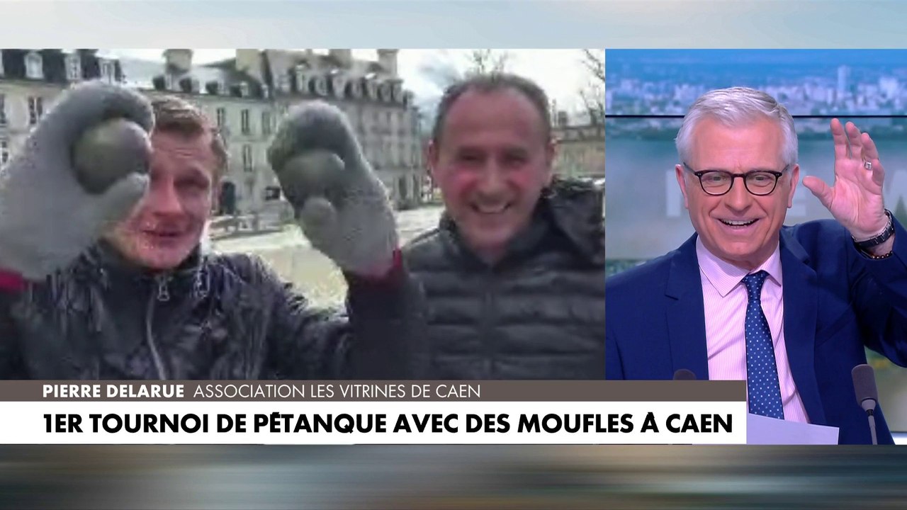 Caen : 1er «championnat du monde» de pétanque avec des moufles