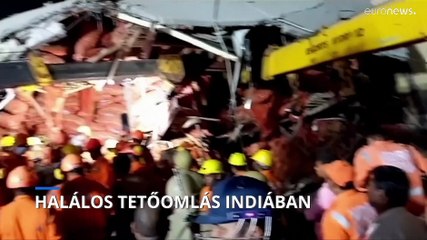 Halálos tetőomlás Indiában