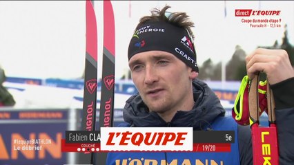 Fabien Claude : «Une belle histoire qui se termine» - Biathlon - CM (H) - Poursuite