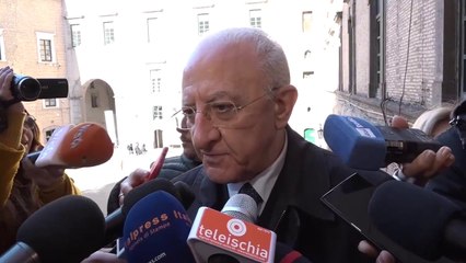 Autonomia: De Luca "Spezza l'Italia, serve di più la burocrazia zero"