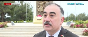 Çanakkale'de Azerbaycan Anıtı açıldı... Haber Global İstihbarat Şefi Mücahit Topçu aktardı