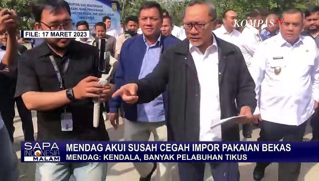 Akui Susah Cegah Impor Pakaian Bekas, Mendag: Banyak Pelabuhan Tikus!