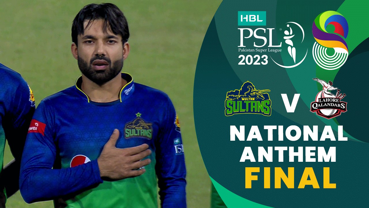 The National Anthem of Pakistan ahead of the #HBLPSL8 final  | MI2T
