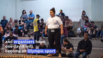 Women sumo wrestlers 'breaking prejudice' in Brazil