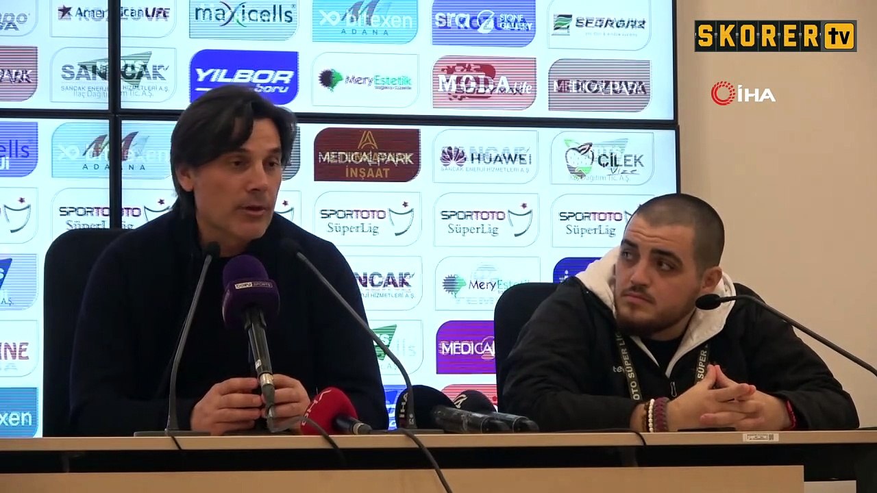 Vincenzo Montella: ”Genel olarak galibiyetten çok memnunum”