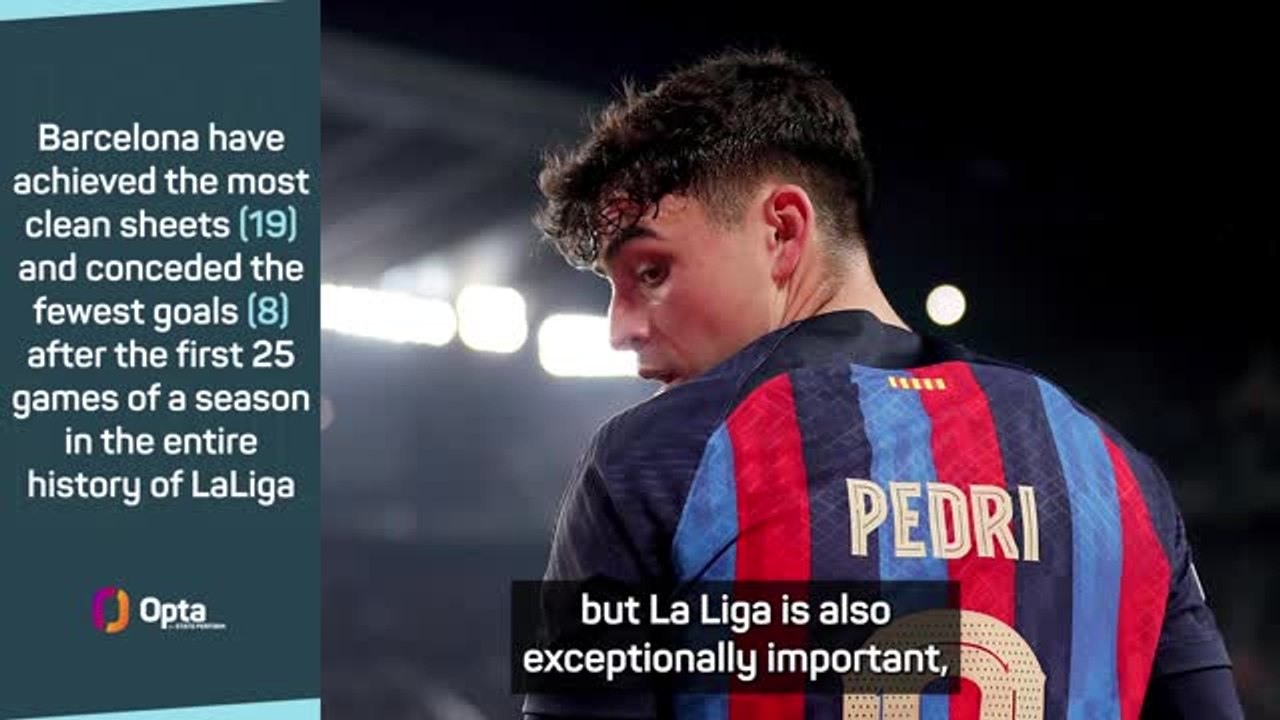 'Barca must fight for every title' - Pedri - فيديو Dailymotion