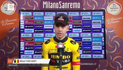 Milan-San Remo 2023 - Wout Van Aert : "No regrets"