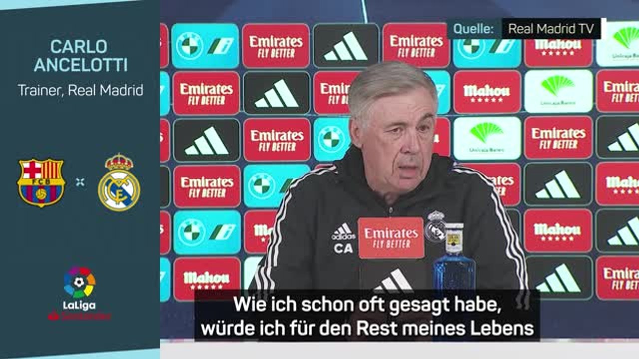 Ancelotti: 'Würde den Rest meines Lebens bleiben'