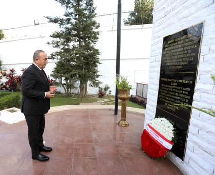 Çavuşoğlu, Kahire'de 18 Mart Şehitlerini Anma Günü ve Çanakkale Deniz Zaferi törenine katıldıÇavuşoğlu: Asrın felaketi olan 6 Şubat depreminden...