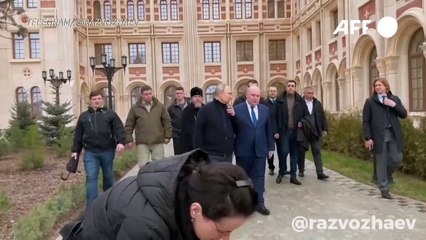 Putin visita la península ucraniana de Crimea anexada por Rusia