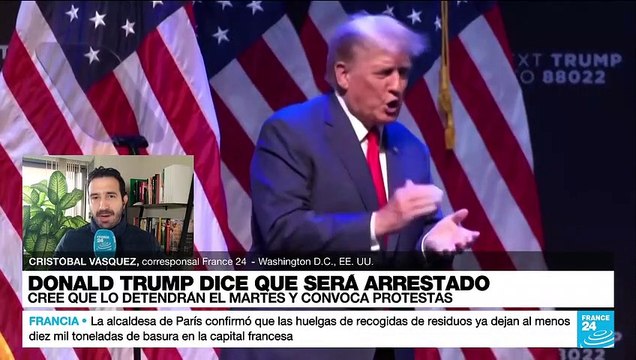 Informe desde Washington: Trump asegura que será arrestado y convoca a protestas