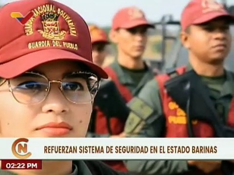 Despliegan más de 2 mil funcionarios de seguridad en los 12 municipios del estado Barinas
