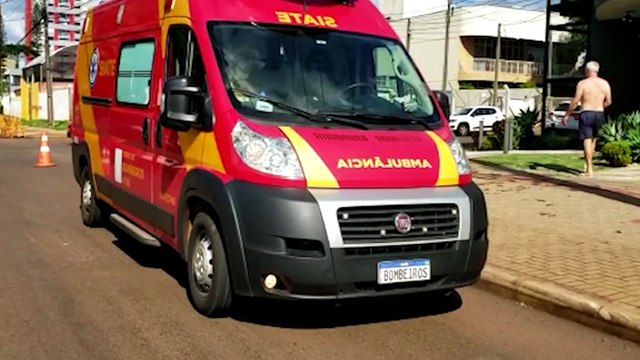 Motociclista precisa ser atendido pelo Siate após acidente Coqueiral