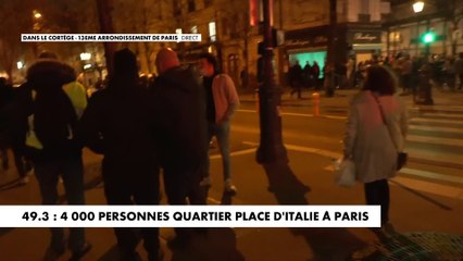49.3 : 4.000 personnes réunies dans le quartier de la Place d’Italie à Paris