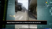 teleSUR Noticias 14:30 18-03: Registran sismo en la provincia de Guayas en Ecuador