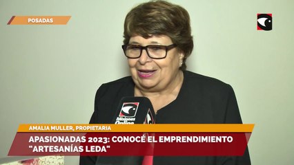 Apasionadas 2023: Conocé el emprendimiento  "Artesanías Leda"