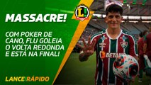 Fluminense goleia Volta Redonda com 'poker' de Cano e está na final do Carioca - LANCE! Rápido