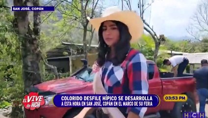 ¡Todo un éxito el majestuoso desfile hípico en San José, Copán!