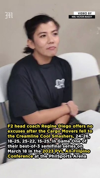 F2 head Regine Diego: No excuses