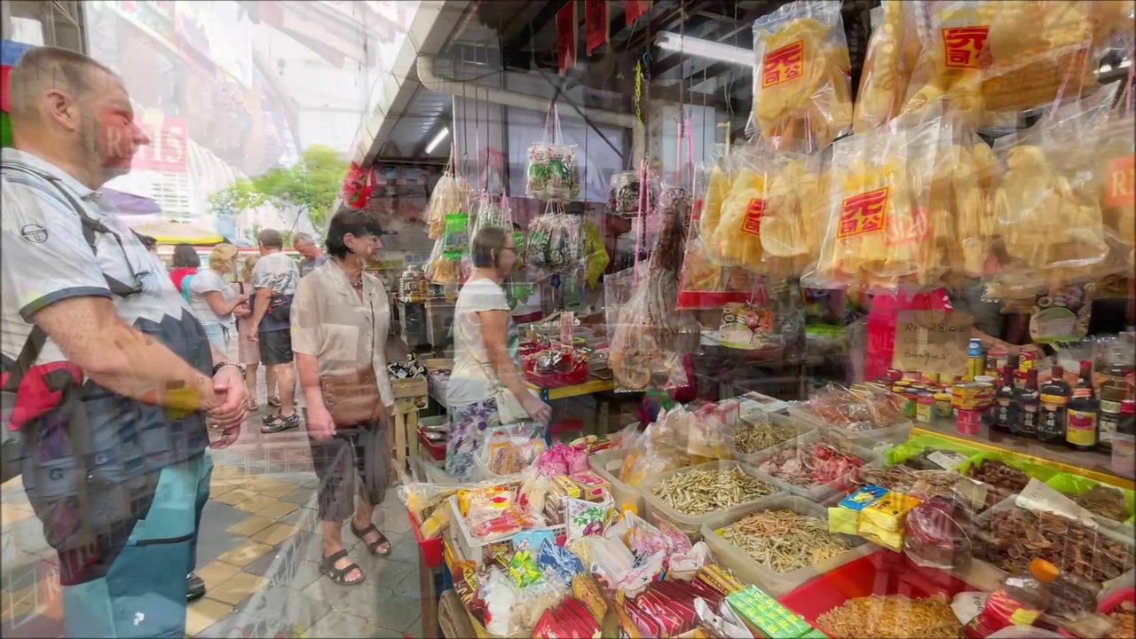 Chowrasta Market in Penang Island Malaysia