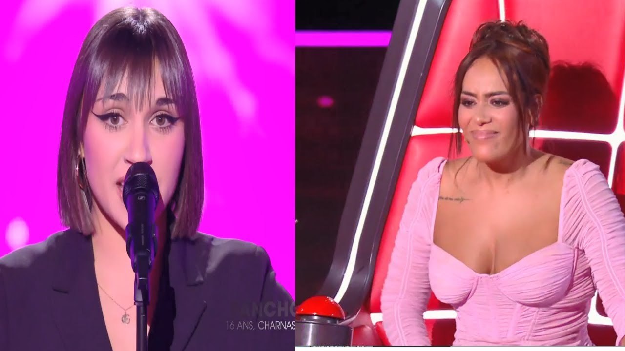 The Voice Amel Bent très émue en découvrant une ancienne candidate de The Voice Kids