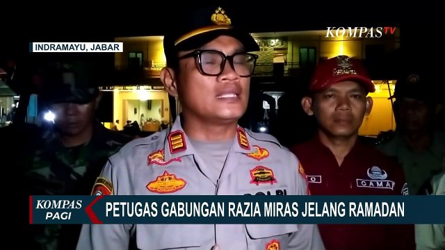 Jelang Ramadan, Petugas Gabungan di Berbagai Daerah Gelar Razia Miras