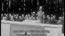 Joseph Goebbels, total war narration speech (English Subtitles)