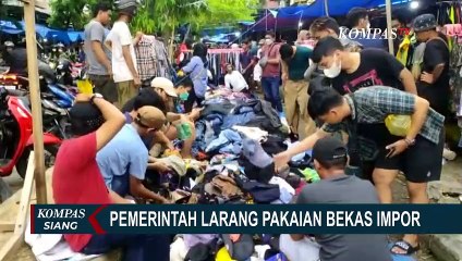 Rugikan Industri Lokal, Pemerintah Larang Pakaian Bekas Impor
