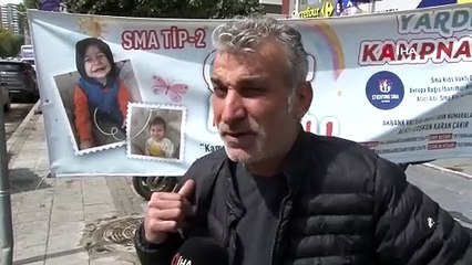 SMA hastası bebek için toplanan parayı saniyeler içinde çaldılar!