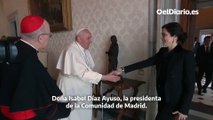 El Papa, al conocer a Almeida: “El heredero de la gran Manuela”