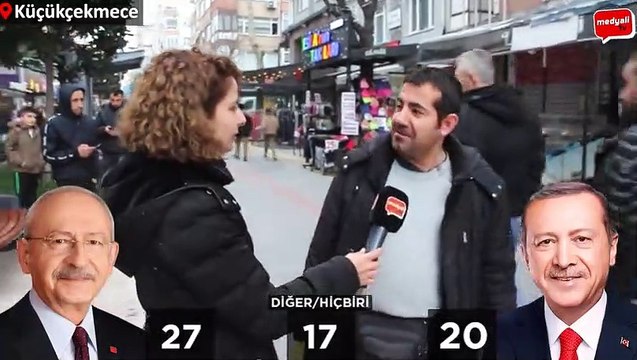 Bir garip sokak röportajı: Davut Güloğlu var ama... CHP gelirse özgürlük gelir...