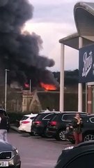 Smoke billows from huge Mansfield fire