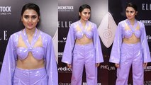 Tejasswi Prakash Purple Co ord Set Look में लगी Hot,Video Viral | Boldsky