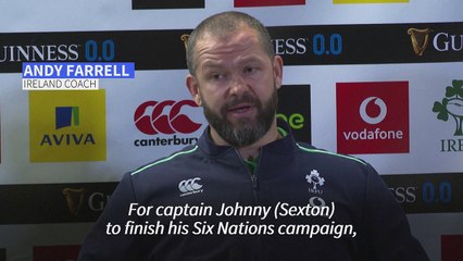 Grand Slam a fitting Six Nations finale for 'greatest' Sexton: Farrell