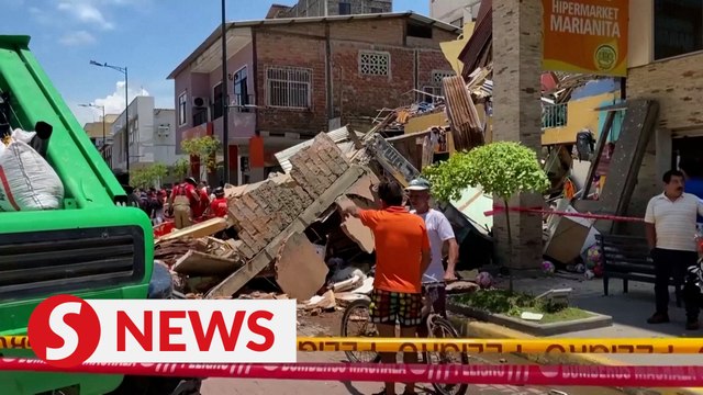 Magnitude 6.8 earthquake shakes Ecuador, at least 14 deaths reported