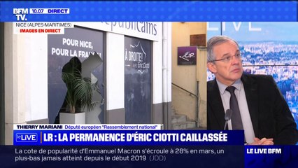 "Il n'y a pas d'excuse": Thierry Mariani (RN) condamne l'acte de vandalisme contre la permanence d'Éric Ciotti
