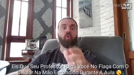Meu 03°Meme (Feito Por Mim.), Eis Que Seu Professor Pega Você No Flaga Com O Celular Na Mão Escondido Durante A Aula: